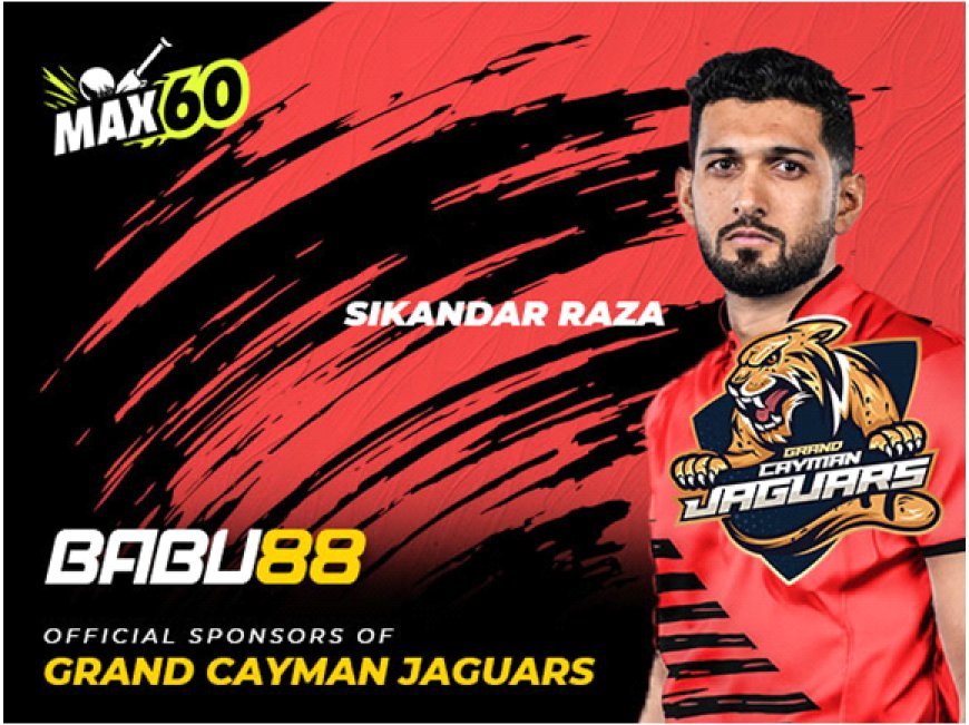 BABU88 Partners with Grand Cayman Jaguars to Sponsor Max60 Caribbean League 2024