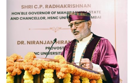 Governor of Maharashtra Presides Over HSNC University’s 3rd Convocation; 37 Students Awarded Gold Medals