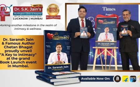 World Record Holder Dr. Saransh Jain Launches His Revolutionary Book ‘A Key to Intimacy’