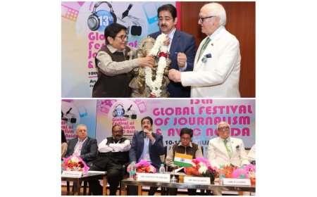 13th Global Festival of Journalism and AVGC Noida 2025 Kicks Off with Grandeur at Marwah Studios