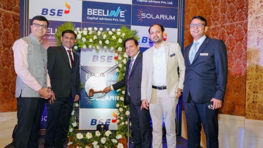 Solarium Green Energy Limited Successfully Listed on BSE SME Platform