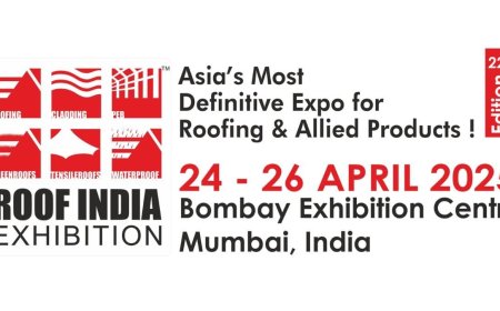 Roof India 2025: The Ultimate Roofing and Allied Products Show To Be Held In Mumbai From 24-26 April 2025