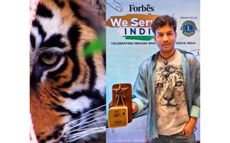 Bollywood Composer-Singer Abhishek Ray Wins The Forbes Award For Wildlife Conservation