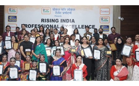 Rising India Professional Excellence Award 2025 Successfuly Organised by Vocal for Local Talent Promoters