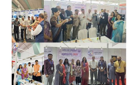 Sarvajanik University Enthralls Visitors at SGCCI Smart Education Expo & Surat Startup Summit 2025
