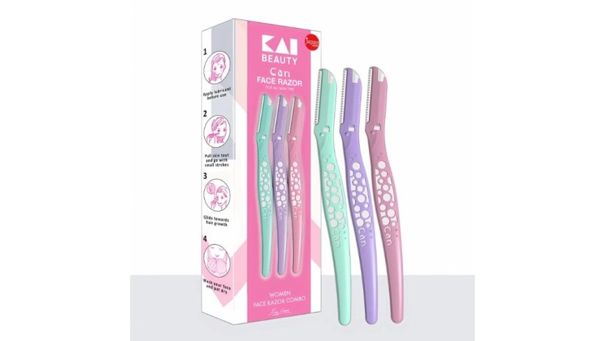 Experience Smooth Facial Hair Removal with KAI’s Innovative CAN Face Razor