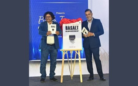 Famous writer Chetan Bhagat Launches World of Basalt Reinforcement by Mahesh Kumar Jogani
