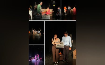The play ‘’Under Secretary’’ was staged by Rang Gurukul Rangmandal .
