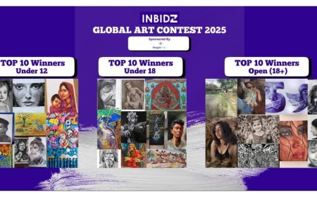 InBidz Global Art Contest 2025 Announces Top 10 Winners in All Age Categories