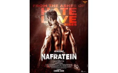 Aryan Kumar’s Intense Debut in Nafratein Promises a Power-Packed Ride, Poster Looks Intriguing
