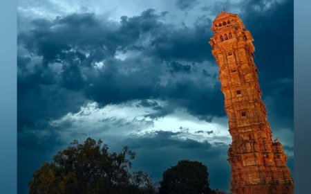 One Photo, One Fort, One Dream: Chittorgarh Lights Up Times Square