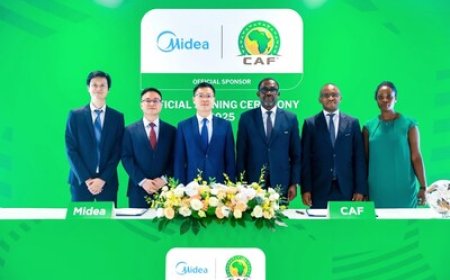 Midea Partners with CAF to be the Official Sponsor of the TotalEnergies CAF AFCON 2025
