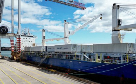 DP WORLD DELIVERS SAILGP FLEET TO PORT TARGETING NET-ZERO STATUS