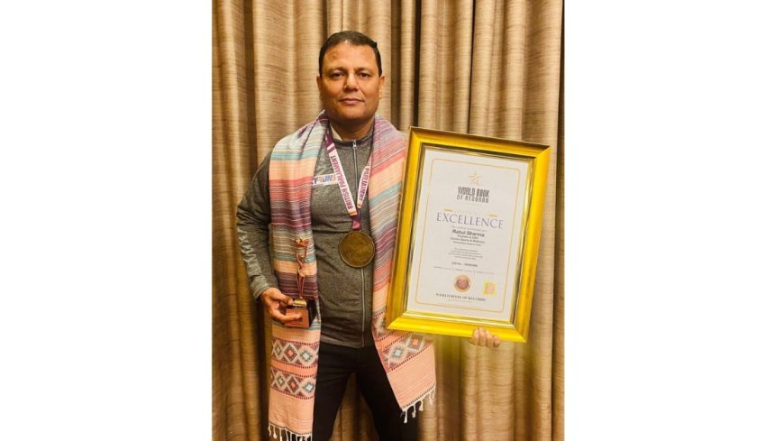 CYRUNS Founder Rahul Sharma Honored by World Book of Records – London