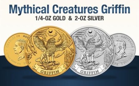 American Hartford Gold Unveils the Exclusive 2025 Mythical Creatures Griffin Coins
