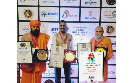 Dr. Binu Varghese renowned Social activist has been honoured with the ‘Nelson Mandela Global Brilliance Award, 2025