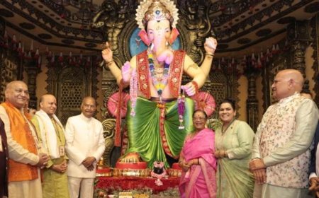 Grand Inauguration of ‘Lal Bagh Ka Raja’ Ganpati Festival in Delhi by Former President Ram Nath Kovind