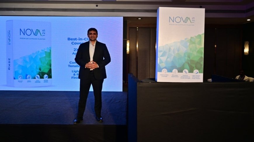 Walplast Unveils ‘Nova 125’ – A New Premium Gypsum Plaster Redefining Coverage and Performance