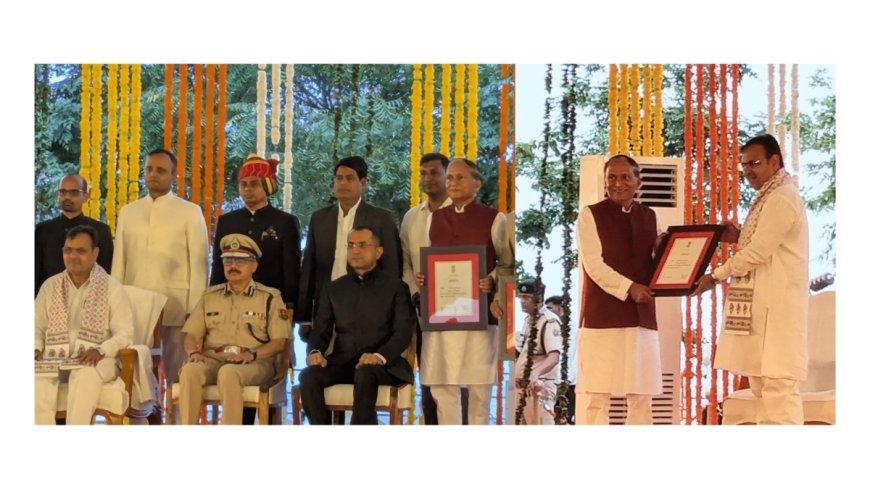 On the Eve of Independence Day, Rajasthan Government Honored Dr. V.K. Jain with State Award for Outstanding Social Contribution