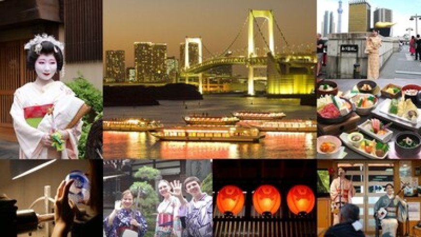 Step Back into Edo-Era Tokyo! Asakusa-Kitasenju Walking Tour, Yakatabune Dinner Cruise with Geisha Performance (Sept-Nov 2025)