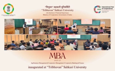 History Created in Anand, Gujarat: The “Tribhuvan” Sahkari University Inaugurates Cohorts of Three New MBA Programs