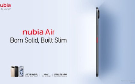 nubia Air redefines slim style by integrating a 5000mAh battery within a revolutionary body as thin as 5.9mm