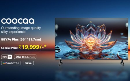 Coocaa Redefines 4K Value with the Launch of the 55-inch Y74 Plus Smart Google TV at INR 19,999 this Big Billion Days