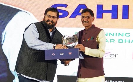 Sahil Luthra, Founder of Vijayan Trishul Defence Solutions, Honoured at Bharat Nirmaan Conclave & Awards 2025