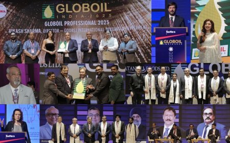 Bhagyashree & Vaani Kapoor Dazzle at Globoil India 2025 Awards Evening