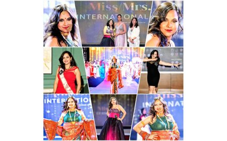 Mrs. International Photogenic Title Awarded to Mrs. Komal Joshi