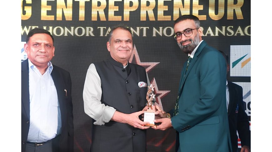 CS Sumit Ghai Honoured with Young Entrepreneur Award 2025