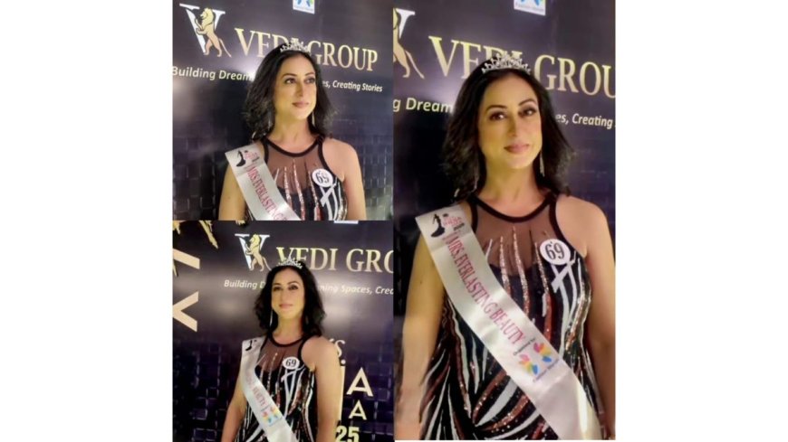 Simmi Mahajan Shines at Mrs. India Asia, Wins the Title of Everlasting Beauty