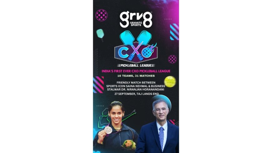 Gravate Sports organises India’s First CXO Pickleball League with Saina Nehwal in Mumbai