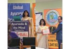 Vaidya Smita Naram Honoured with Lifetime Achievement Award at Global Ayurveda Conference in the USA