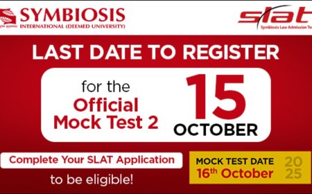 Last Chance to Register for SLAT 2026 Mock Test by 15th October – Complete Your Application Now
