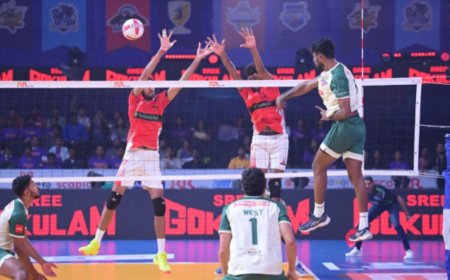 Bengaluru Torpedoes Edge Calicut Heroes in Five-Set PVL Battle