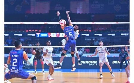 PVL 2025: Ahmedabad Defenders Break Mumbai Meteors Unbeaten Streak with a Thrilling Win