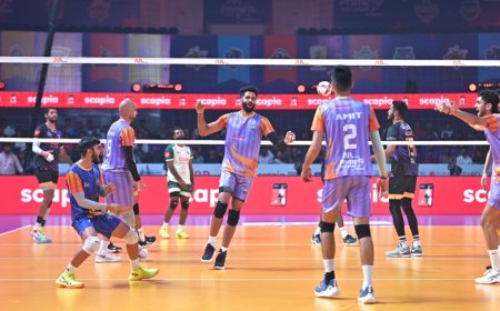 PVL 2025 Season 4 (Match 34): Mumbai Meteors triumph over Bengaluru Torpedoes to top the league table