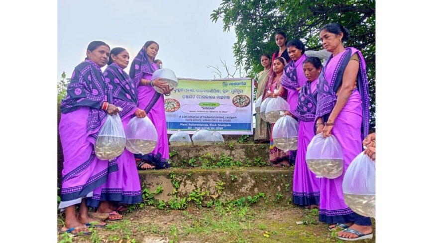 Vedanta Lanjigarh Creates New Income Stream for Farmers with Pisciculture Initiative under Project Sangam