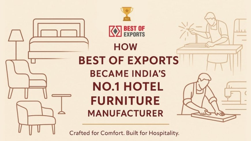 How Best of Exports Became India’s No.1 Hotel Furniture Manufacturer
