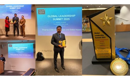 AVP Infracon Limited CMD & CEO Mr. D. Prasanna Honoured at the Global Leadership Awards 2025, University of Oxford