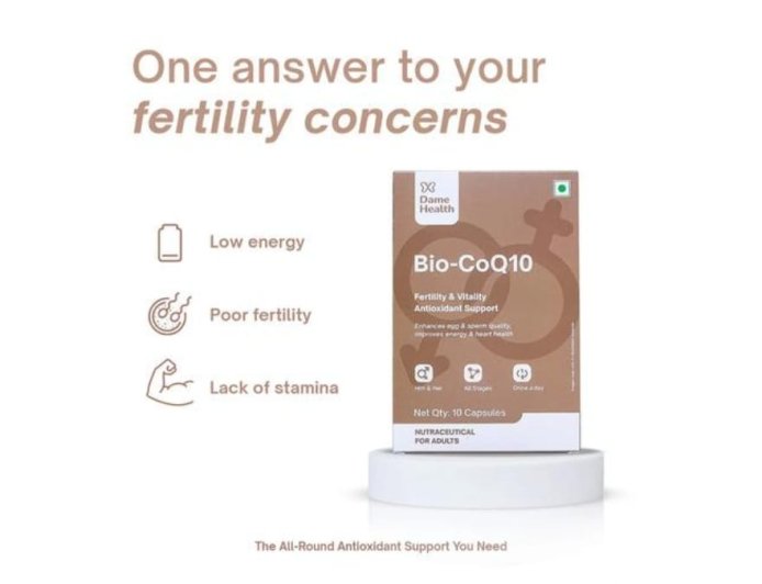 Dame Health’s Bio-CoQ10 Gains Attention as Clinically Backed Antioxidant Supplement for Men’s and Women’s Fertility and Energy