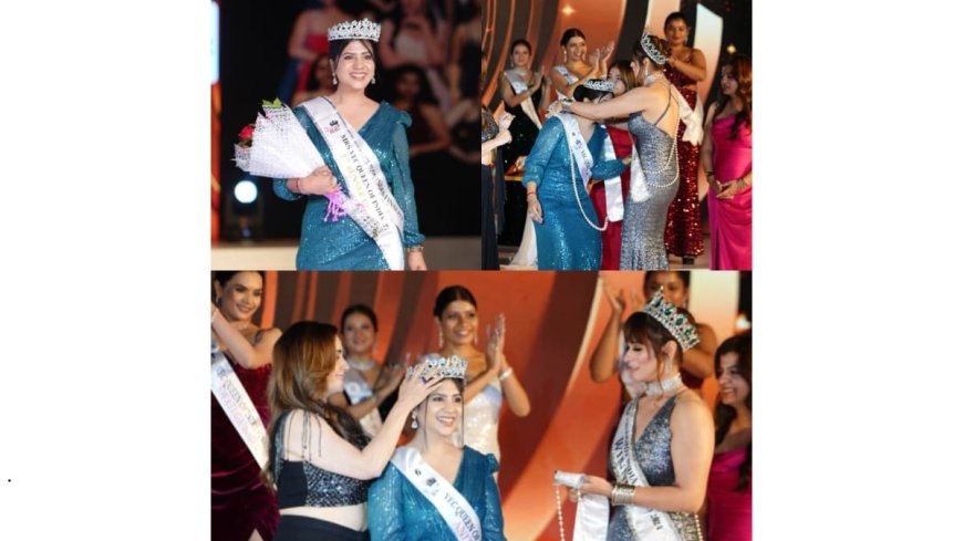 Dr. Anita Tom won the title of 2nd Runner-Up of Mrs. VEC Queen of India 2025.