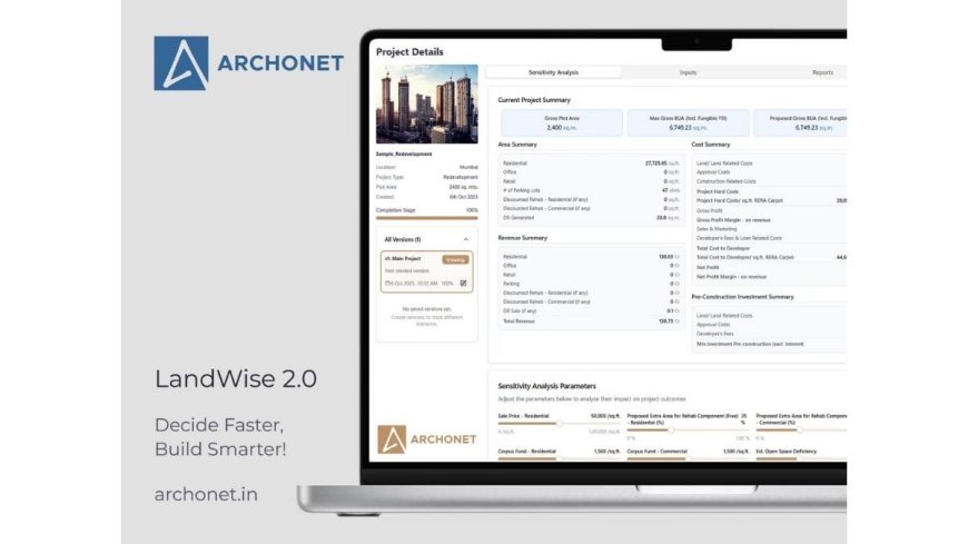 Archonet Redefines Real Estate Decision Making with the Launch of LandWise 2.0