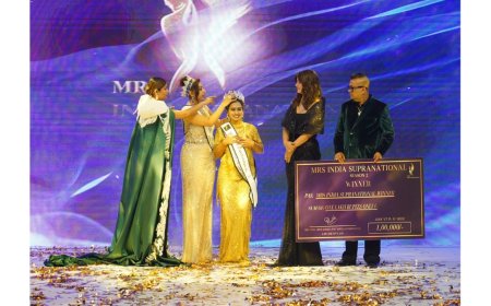 “Telangana Triumphs-Bhargavi Pasagada Crowned Mrs. India Supranational 2025”