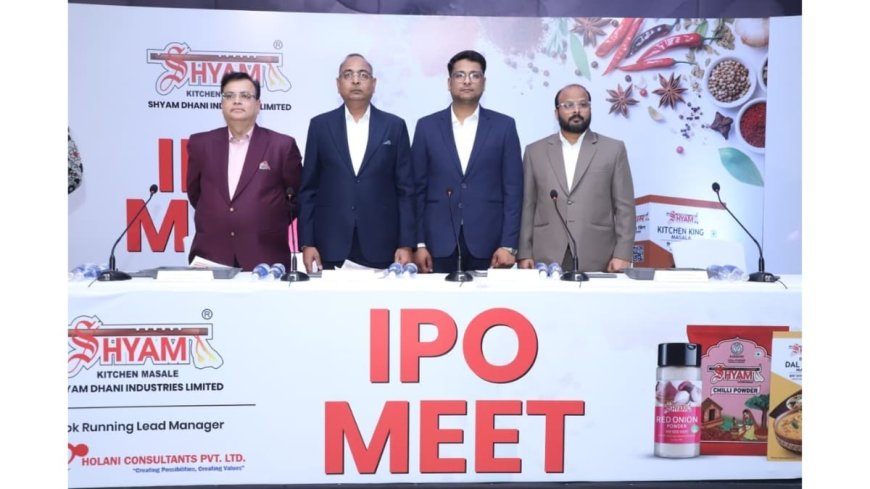 Shyam Dhani Industries Limited IPO opens on December 22, 2025