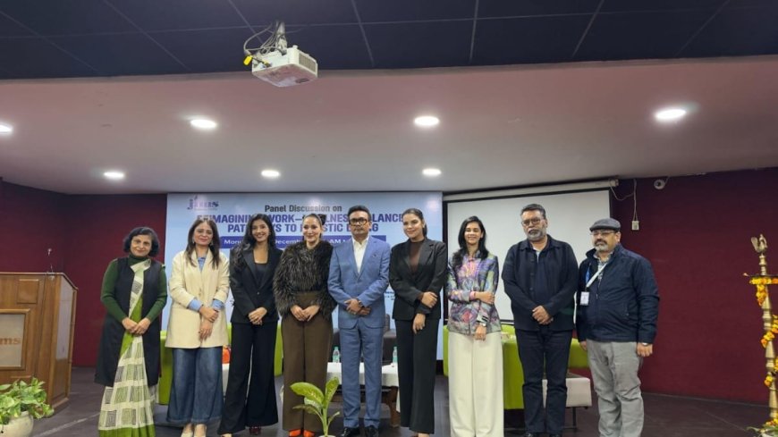 JIMS Kalkaji Hosts Panel Discussion on “Reimagining Work–Wellness Balance: Pathways to Holistic Living