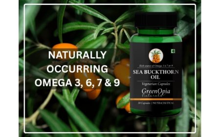 GreenOpia Sea Buckthorn Oil Capsules: The Natural Path to Inner Wellness and Radiant Health