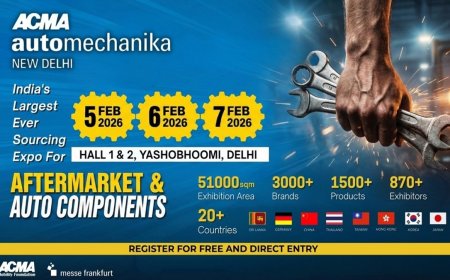 ACMA Automechanika New Delhi 2026 set to host its Largest Edition with 870+ Exhibitors from 20 countries