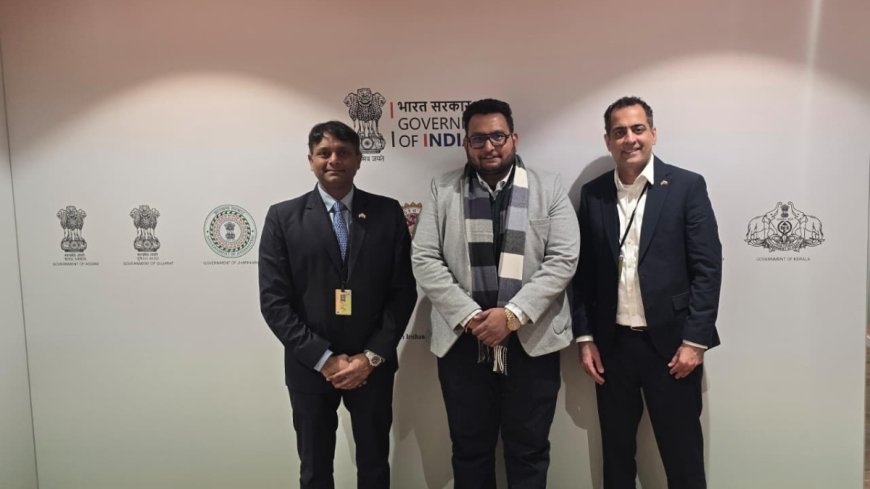 Gujarat’s youngest cybersecurity entrepreneur Dhruv Pandit represented India at WEF 2026 in Davos
